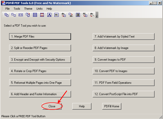 Finalizar PDF Fill PDF Tools